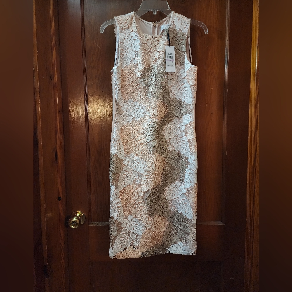 Calvin Klein column dress. New with tags.